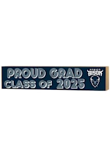 KH Sports Fan Howard Bison Class of 2025 graduation graphic Sign - Navy Blue