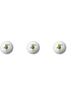 White Pitt Panthers Mascot 3 Pack Golf Balls