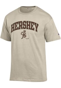 Champion Hersey Bears Oatmeal Arch Mascot Short Sleeve T Shirt