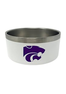 K-State Wildcats Stainless Steel Dog Pet Bowl Purple