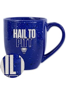 Pitt Panthers Hail to Pitt 16oz Speckle Ceramic Mug - Blue