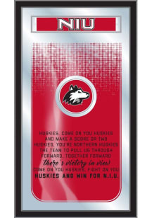 Northern Illinois Huskies Fight Song Hanging Back Bar Mirror
