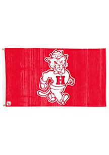 Houston Cougars 3x5 Vault Silk Screen Grommet Flag - Red
