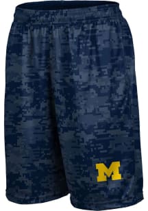Mens Michigan Wolverines Navy Blue ProSphere Digital Shorts