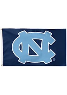 North Carolina Tar Heels 3x5 Logo Grommet Silk Screen Grommet Flag - Navy Blue
