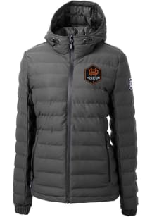 Cutter and Buck Houston Dynamo Womens Graphite Mission Ridge Repreve Heavy Weight Jacket