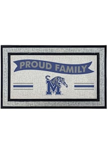 Memphis Tigers Proud Family 18x30 Door Mat