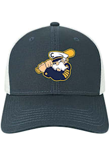 Lake County Captains 2T Mid-Pro Structured Trucker Adjustable Hat - Navy Blue