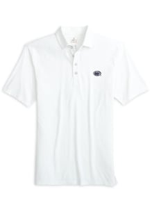 Mens Penn State Nittany Lions White Johnnie O Coastal Short Sleeve Fashion Polo