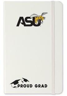 Alabama State Hornets Proud Grad team logo Notebook and Folder - White