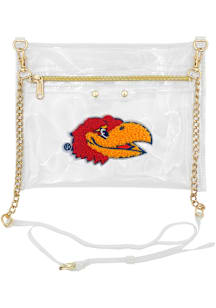 Kansas Jayhawks Flat Womens Clear Tote