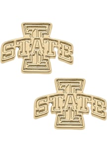 Iowa State Cyclones Matte Stud Womens Earrings