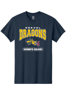 Drexel Dragons Navy Blue Summit Sportswear Womens Squash Short Sleeve T Shirt