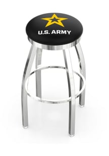 Army Chrome Pub Stool -