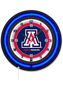 Arizona Wildcats 19in Neon Wall Clock