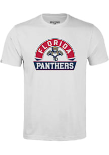 Levelwear Florida Panthers Youth White Richmond Jr Banner Arch Short Sleeve T-Shirt