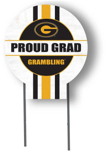 Grambling State Tigers KH Sports Fan Grad graduation graphic Yard Sign - White