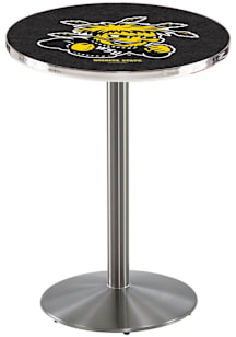Wichita State Shockers Stainless Round Base Pub Table