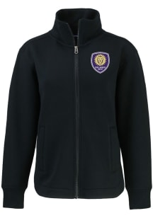 Cutter and Buck Orlando City SC Womens Black Roam Light Weight Jacket