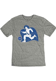 Xavier Musketeers Grey Throwback Big Logo Short Sleeve Fashion T Shirt