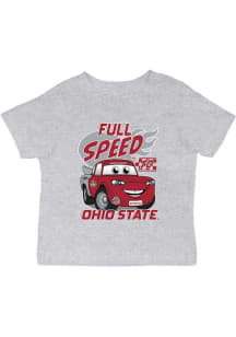 Infant Ohio State Buckeyes Grey Vive La Fete Full Speed Short Sleeve T-Shirt