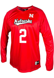 Bergen Reilly Genuine Collective Mens Red Nebraska Cornhuskers NIL Jersey