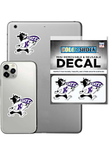 Purple K-State Wildcats 2pk Varsity Willie Decal