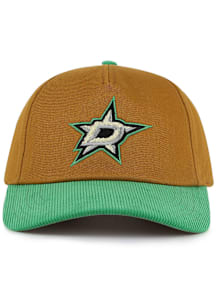 Dallas Stars 2T Burnett Corduroy Visor 5-Panel Adjustable Hat - Brown
