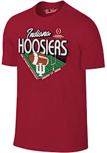Indiana Hoosiers Crimson 2025 National Championship Game Bound Short Sleeve T Shirt
