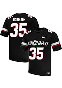 Drew Robinson  Nike Cincinnati Bearcats Black Football NIL Name And Number Football Jersey