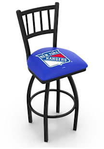 New York Rangers Swivel Counter Pub Stool - Black