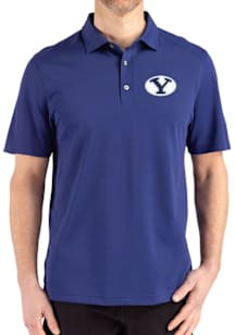 Cutter and Buck BYU Cougars Blue Advantage Refresh Pique Big and Tall Polo