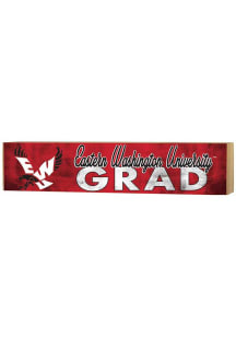 KH Sports Fan Eastern Washington Eagles Grad graduation graphic Sign - Red