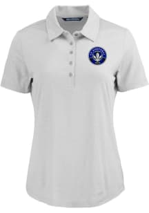 Cutter and Buck Montreal Impact Womens Grey Coastline Eco Short Sleeve Polo Shirt