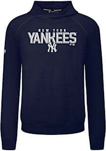Levelwear New York Yankees Navy Blue Mandate Carve Long Sleeve T Shirt