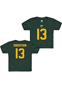 Sawyer Robertson Baylor Bears Youth Green NIL Shirzee Player Tee