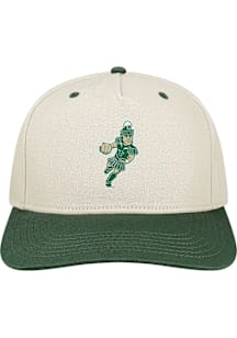 Michigan State Spartans Heritage Sparty Basketball Adjustable Hat - Natural