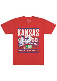 Homefield Kansas Jayhawks Red Football 1968 Conference Champions Short Sleeve Fashion T Shirt