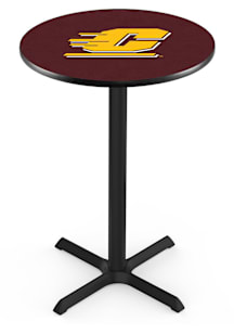 Central Michigan Chippewas Cross Base Pub Table