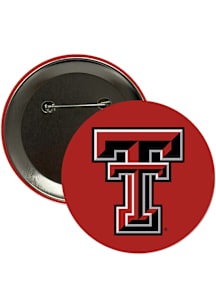 Texas Tech Red Raiders 3" Main Mark Button - Red