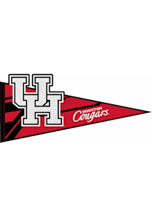 Houston Cougars Extended Logo Pennant - Red