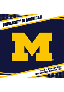 Michigan Wolverines 2025 12x12 Calendar