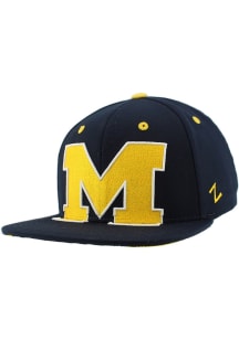 Menace Snapback Michigan Wolverines Mens Snapback - Navy Blue