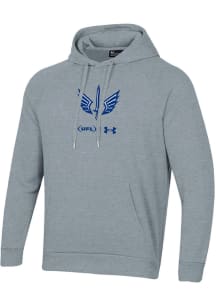 Under Armour St Louis Battlehawks Mens Grey Rival Long Sleeve Hoodie