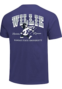 K-State Wildcats Drawn Willie Short Sleeve T Shirt - Purple