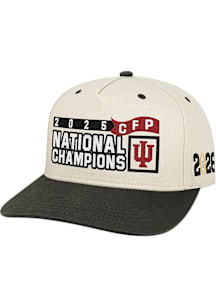 Legacy Indiana Hoosiers 2026 National Champs Heritage Adjustable Hat - Ivory