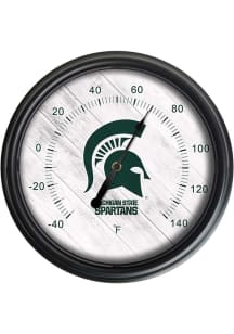 Black Michigan State Spartans Outdoor Thermometer Weather Tool