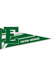 Eastern Michigan Eagles Extended Logo Pennant - Green