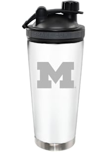 Michigan Wolverines 24oz Stainless Steel Bottle - White