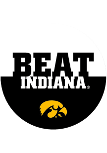 Yellow Iowa Hawkeyes BEAT Indiana 3&quot; Button
